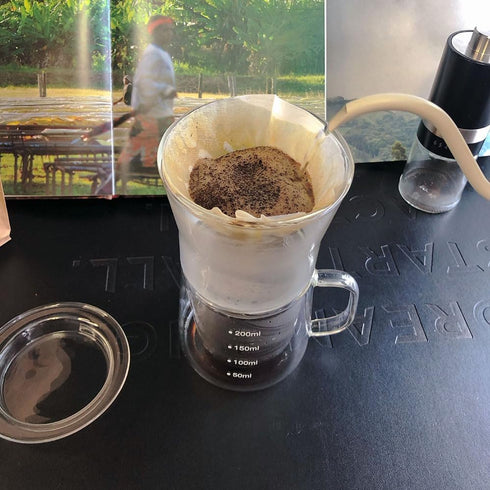 TaiLake Coffee Self Brewing Cup - One Cup Pour Over Coffee Maker with Vortex Filter Set for Single Serve Coffee