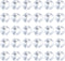 PATIKIL K9 Crystal Octagon Beads 2 Holes Pendants, 60 Pack 14mm Chandelier