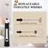 Rechargeable Milk Frother Handheld for Coffee, 3 Speeds Frother Wand with Stand, Drink Mixer Electric Handheld, Black