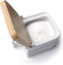 4.5x3.25x3.5" RSVP International White Stoneware Kitchen Collection, Salt Box