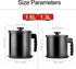 Ourokhome Bacon Grease Container with Strainer, 1.6 L Iron Kitchen Oil Storage Can for Hot Frying Oil