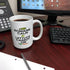 ThisWear Chef Gifts for Women, Romain Calm Lettuce Carrot On Cooking Gifts, 15oz Ceramic Coffee Mug with Handle