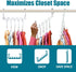 Max Pack of 10 Closet Organizer, Space Saving for Wrinkle-Free Clothes, Fully Assembled Hanger for Back to School