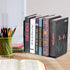 3 Book Ends, Bookends, Bookends for Shelves, Bookend, Book Ends for Heavy Books, Black Metal Book Shelf Holder Home