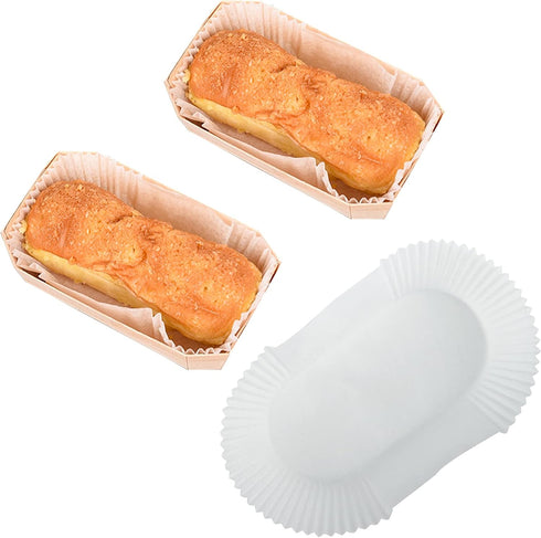 DEAYOU 80 PCS Bread Baking Liners, Baking Cups for Cakes, Snacks, Cupcakes, Weddings, and Parties