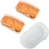 DEAYOU 80 PCS Bread Baking Liners, Baking Cups for Cakes, Snacks, Cupcakes, Weddings, and Parties