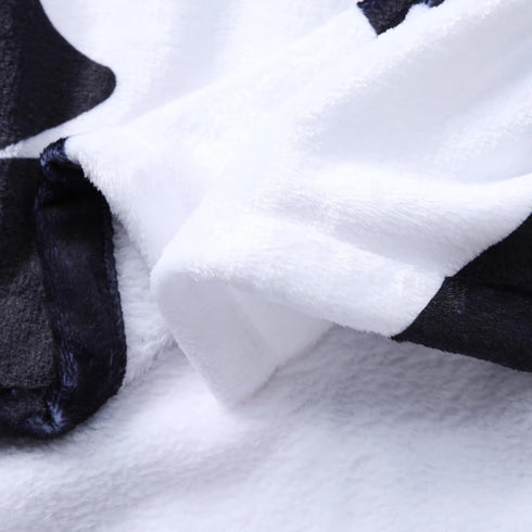 Cozy 60"x80") Panda Blanket Super Soft Blankets Black & White Pandas Stuff Pandabear Gifts for Girls Toddler Adults
