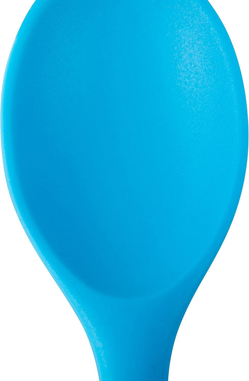 C.R. Gibson Kids in The Kitchen Silicone Utensil Set, Oil Brush, Spoon, Whisk, Long Spatula, Multicolor