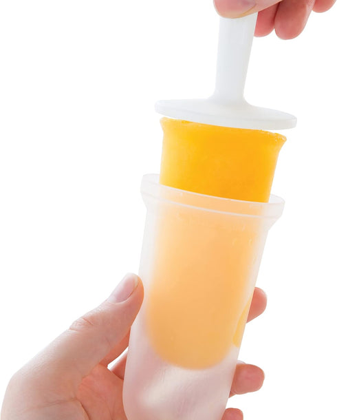 Zoku Classic Pop Molds, 6 Easy-release Popsicle Molds with Sticks and Drip-guards