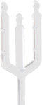 NX Garden 80 PCS Clear Plastic Floral Picks, 12" Transparent Fork Shape Head Card Holders for Gift Cards, Place Cards,