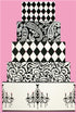 Designer Stencils Chandelier Stencil Set, Cake and Cookie Stencils, Beige/Semi-Transparent