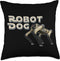 Drone Dog Toy Programmer Coding Automation Dog Drone Throw Pillow, 18x18, Multicolor