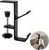 Desk Mount Bag Holder Hook, Clamp-On Backpack Hanger for Headphones, Reduces Desk Clutter (Black)