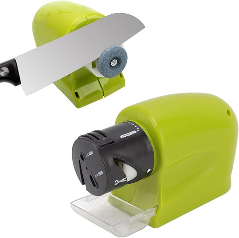 Jeanoko Motorized Knife Blade Sharpener, Electric Knife Sharpening Machine Tool for Kitchen