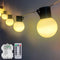Globe String Lights Battery Powered 7Ft 10 LED Edison Shatterproof G50 Light