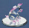 Glass Baron Miniature Figurine Pink Pig
