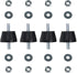 Air Conditioner Rubber Anti-Vibration Mounts Pad, Shock Absorbing Isolator for Mini Split Units