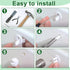 241993101 Crisper Shelf Cover Support for Frigi-daire Refrigerator, Replace 1513081, 4 Pieces