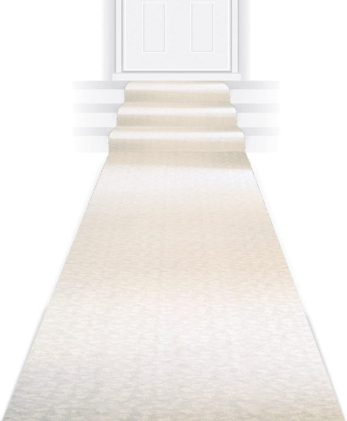 Beistle Floral Aisle Runner, Polyester Fabric, Wedding Decoration, 3' x 100'