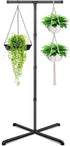 Plant Hanger Indoor, Hanging Plant Stand Heavy Duty Metal Standing Plant Hanger