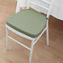 Efavormart Dusty Sage Green Chiavari Chair Pad, Memory Foam Seat Cushion with