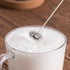 Handheld Milk Frother, ROMAUNT Battery Operated Electric Mini Mixer for Latte, Cappuccino, 304 Stainless Steel