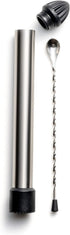 Outset Professional 3 in 1 Cocktail Muddler, Muddler, Stirrer, Juicer