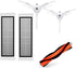 xcivi Replacement Parts Kit - HEPA Filters, Side Brushes, Rolling Brush for Xiaomi MiJia1 Roborock Vacuum