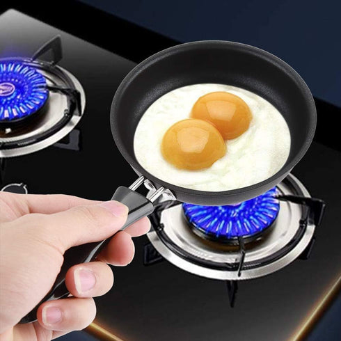 Non Stick Frying Pan, 12CM Portable Mini Frying Pan for Poached Eggs and Small Kitchen Cooking