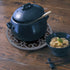 Silicone Trivets for Hot Dishes, Non Slip Heat Resistant Hot Pads for Kitchen, Pot Holders, Teapot Coaster, Black