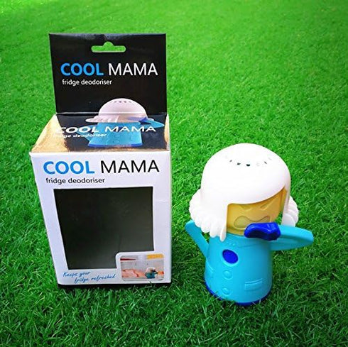 Chilly Mama Baking Soda Fridge and Freezer Odor Absorber & Freshener Holder, Blue