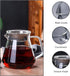 Portable Stove Espumador De Leche – Glass Coffee Pot Replacement 500/650, Teapot for Home Supplies