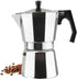 Classic Stovetop Espresso Maker, 9 Cup 450ML 15oz Aluminum Moka Express for Italian and Cuban Café Brewing