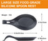 Spoon Rest for Stove Top, 2 Pack Large Silicone Spoon Holder for Kitchen Counter,Coffee Spoon Rest,Heat Resistant Cooking Spoon Holder Perfect Kitchen Gadgets for Kitchen Utensils Spatula,Tongs,Ladles