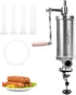 MASTER FENG 2.5 LBS Sausage Stuffer Vertical Stainless Steel Stuffing Maker Machine Packed with