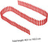 Yardwe 2pcs DIY Picket Garden Plastic Rail Fence Mini Fence for Christmas Village Trees Supplies