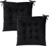 MissSoul Set of 2 Chair Cushions for Dining Chairs with Ties, Indoor Non-Slip