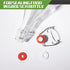 Grolsch Gaskets Silicone Seals for Swing Top Bottles, 40 Pack Combo Pack Clear, Soft Silicone for Better Sealing