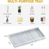 EG-SIPRO Bathroom Counter Tray, High-Grade Thickened Silicone Vanity Tray, Shatterproof Durable Rectangle for Countertop