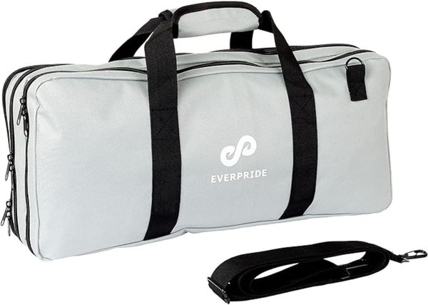 EVERPRIDE Chef Knife Bag Holds 20 Knives with Large Zippered Compartment for Kitchen Tools