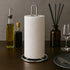 Creative Home Heavy Duty Metal Paper Towel Holder, Standing Roll Dispenser for Kitchen, Black