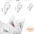 TOSSOW Pastry Bags 100 Pack Disposable Decorating Bags Thickened Piping with 3 Icing Bags Ties Fit for all Sized Tips Kit and Couplers TOSSOW Bakeware Cookies Candy Supplies Tools (18 Inch)