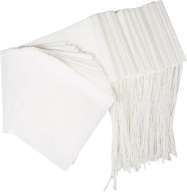 100PCS Tea Filter Bags, Disposable for Loose Leaf Tea, Drawstring Empty Tea Infuser, 1-Cup Capacity