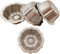 4 Inch Nonstick Mini Bundt Cake Pan Set of 4, Carbon Steel Fluted Cake Pans, Gold Pumpkin Shaped Mould for Baking