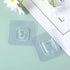 Adhesive Hooks, Clear Double Sided Wall Mount Sticky Hooks for Kitchen, Bathroom, and Outdoor