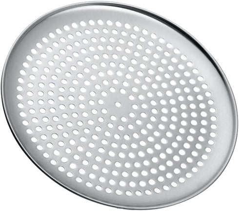 Yardwe Pizza Pan for Oven, 8 Inch Nonstick Round Baking Sheet, Stainless Steel with Holes for Home Baking