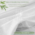 3D 8''-21'' Waterproof Mattress Protector California King Size, Premium Bamboo Viscose Noiseless Air Fabric Natural