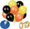 Latex Balloons 60 Pack 12 inches in Black, Yellow, Orange for Birthday, Wedding, Baby Shower, Party Decoration