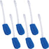LOLA Bath & Toilet Bowl Scrubber Brush w/Comfort Handle, 6 Pack, w/Hang