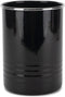 Nat & Jules Black 6.75 x 5 Iron Metal Kitchen Crock Utensil Holder
